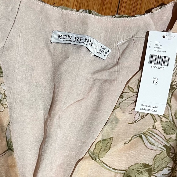 NWT Anthropologie Mon Renn Sleeveless Neutral Motif Blouse Size XS - Picture 7 of 16